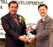 Mr. Francis Cher received the award
